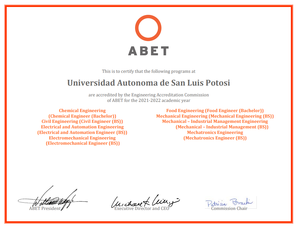 ABET CERTIFY